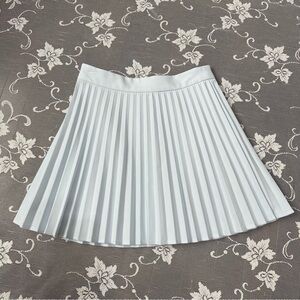 Aritzia Sunday Best Sun-Deh "Tabby" Micro Pleated Mini Skirt in blue Sz 0